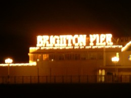 Brighton Peir at night